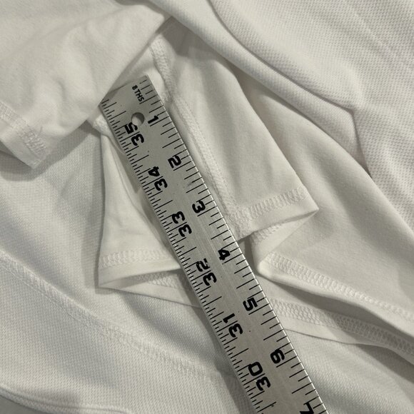 Talbots Womens Skort L Pique Scalloped Edge Preppy White Tennis Golf Pickleball - Picture 7 of 8